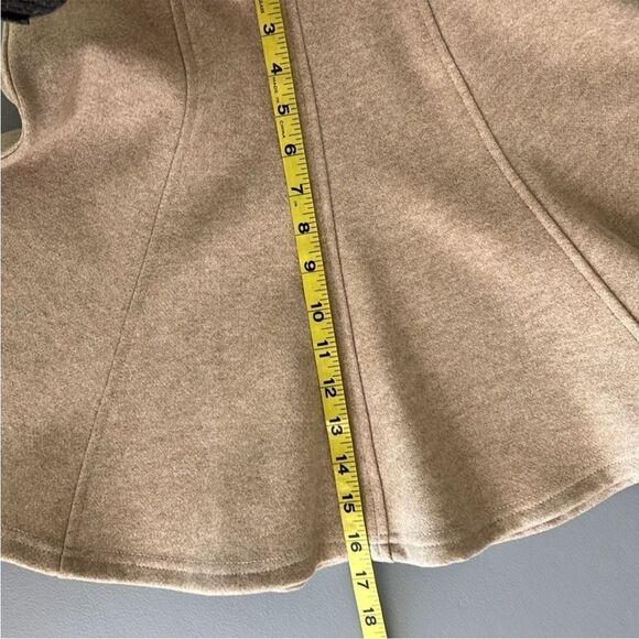 NWT OGL CashSoft High Waisted Flare Hem Mini Skirt - Heather Oatmeal Size S - Picture 7 of 10